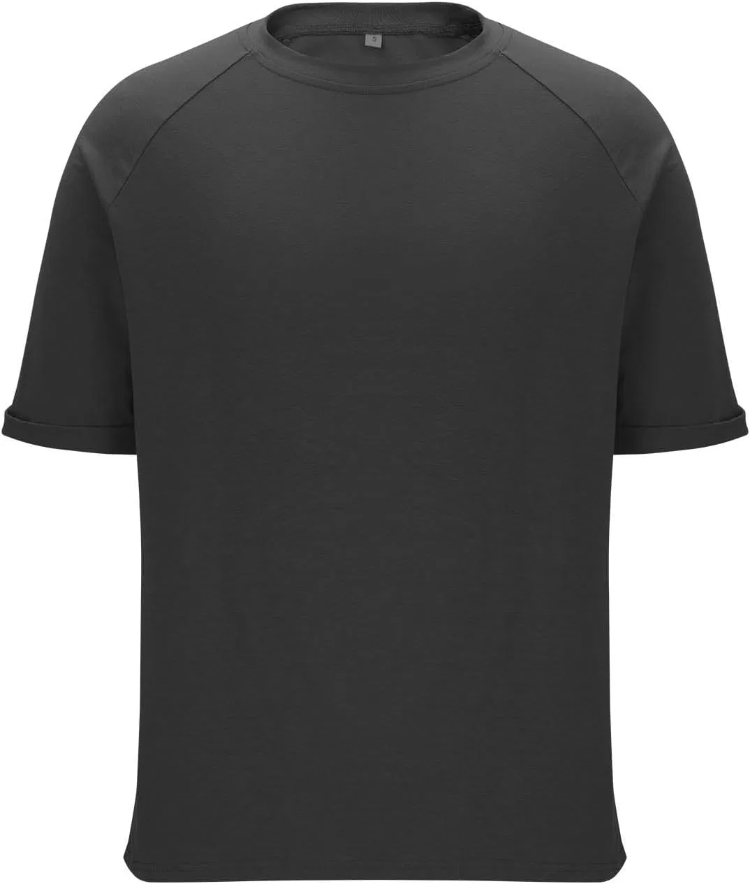 Мужская футболка оверсайз с реглан-рукавом, Dark Gray