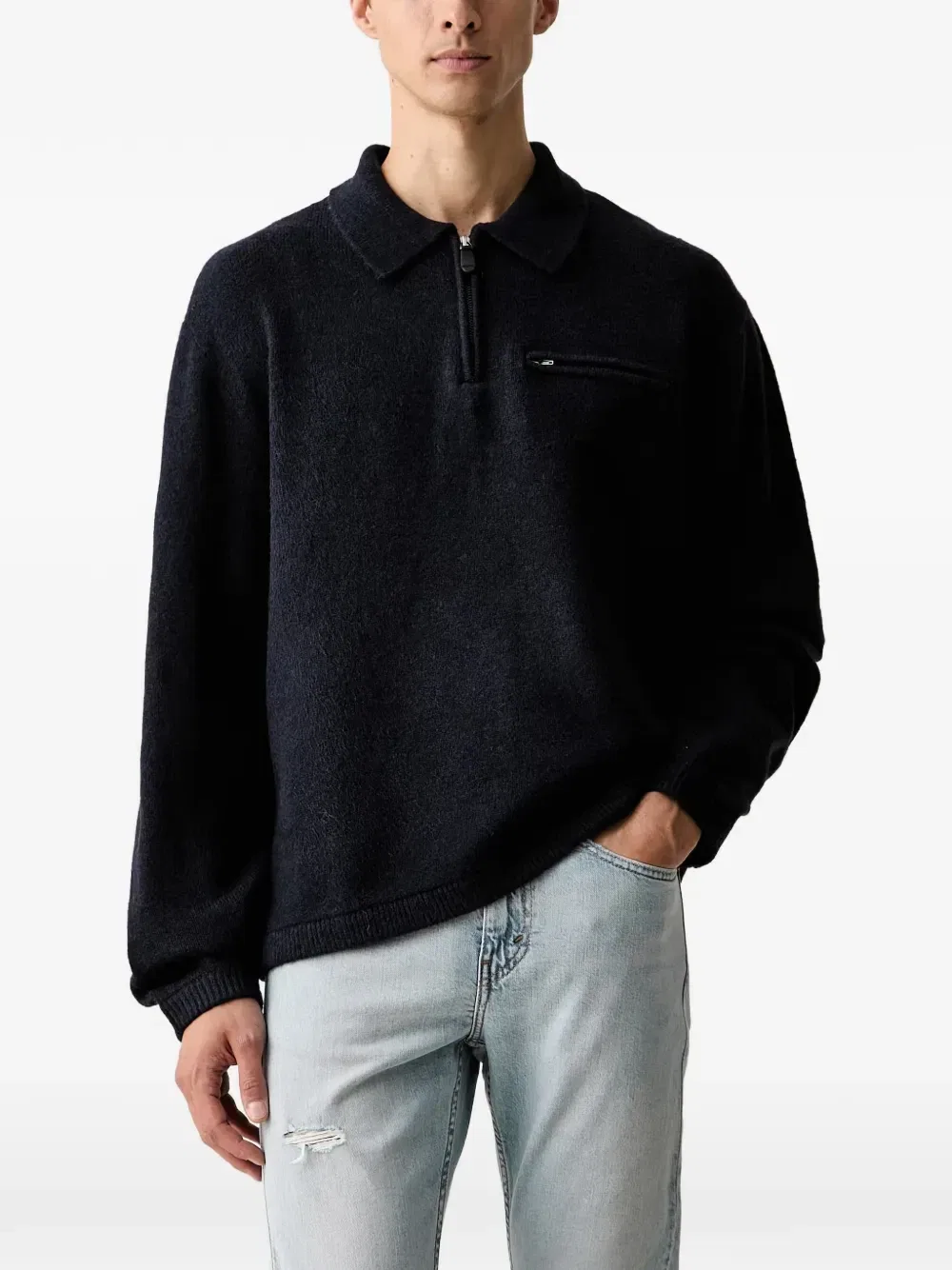 Джемпер Boulder с молнией на четверть Levi's, синий