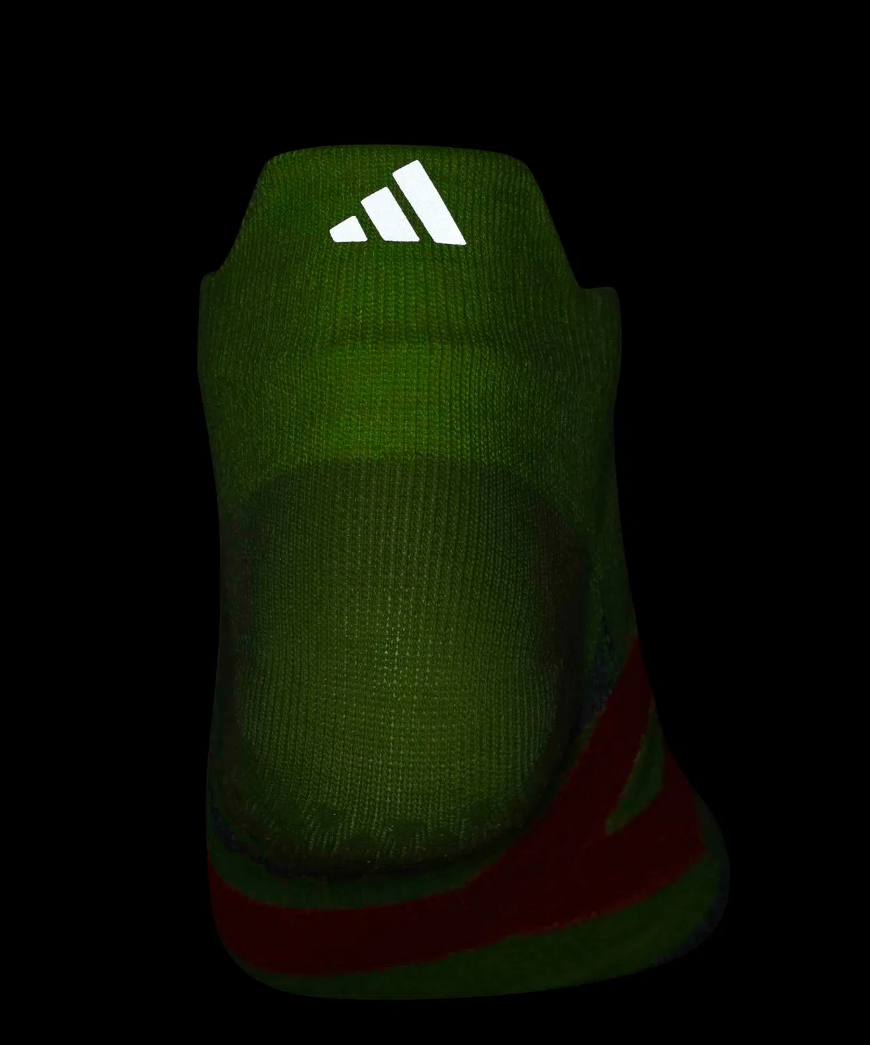 Мужские/Женские спортивные носки с 5 пальцами, модель Running Performance Adidas, Yellow — фото 4