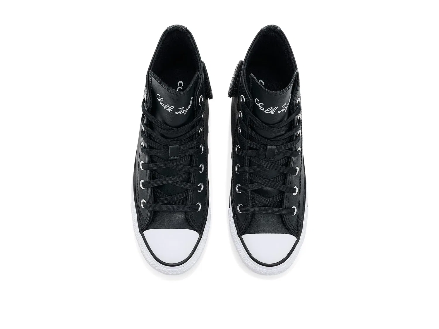 Кроссовки Chuck Taylor All Star Hi (для больших детей) Converse Kids, Black/Darker Grey/White — фото 3
