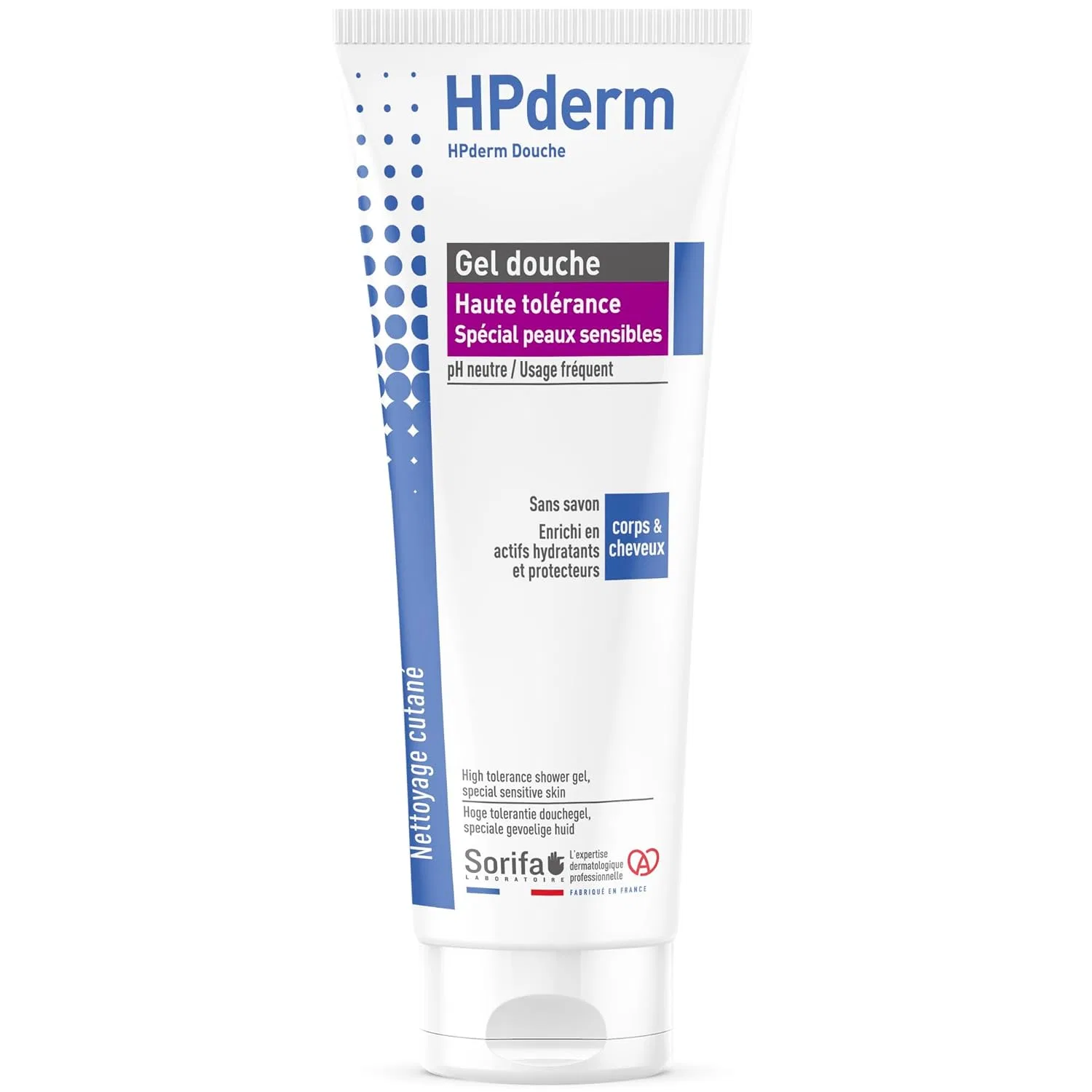 Гель для душа 2-в-1 для тела и волос HPderm High Colour Power, SORIFA, набор 30 шт. по 200 мл, Fresh — фото 4