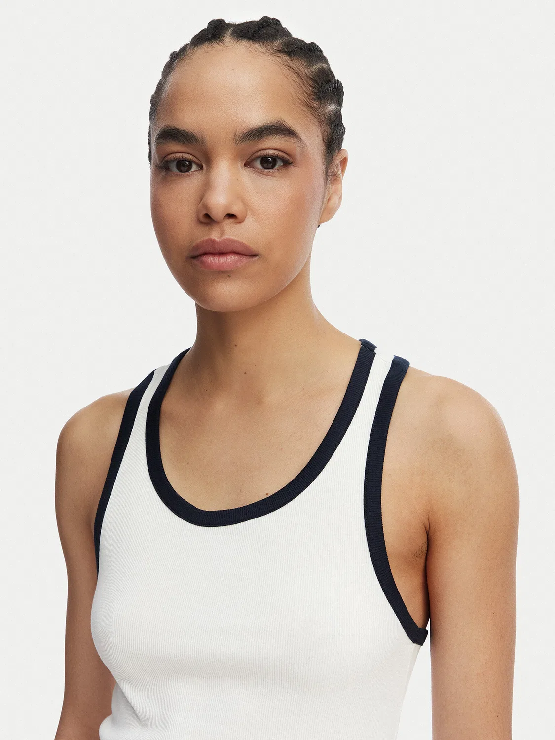 Женский топ стандартного кроя Tommy Hilfiger, белый — фото 4