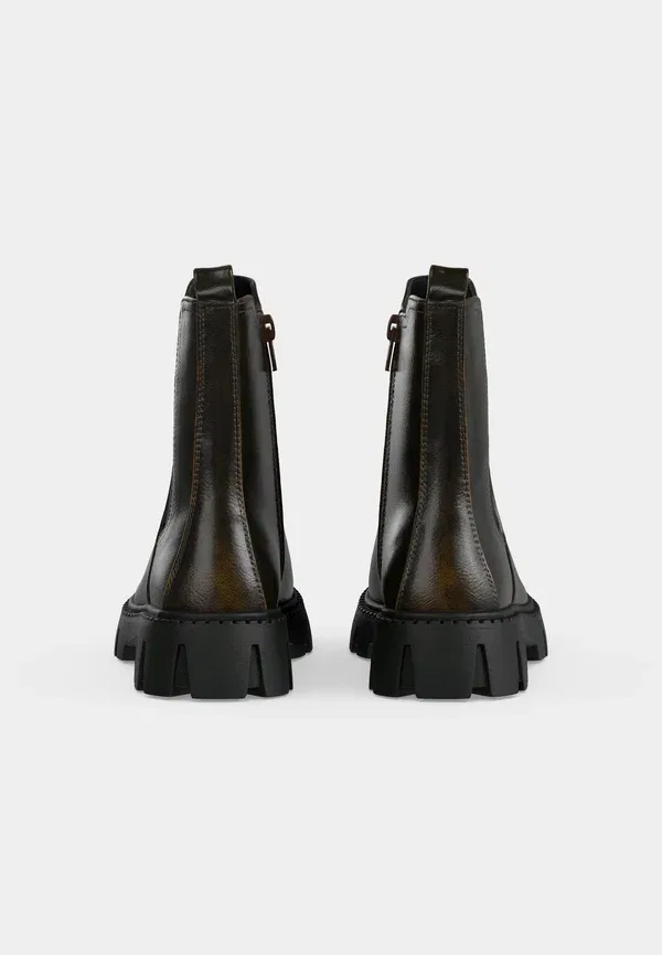 Ботинки из искусственной кожи Yourturn Kids Dark brown, темно-коричневый — фото 4