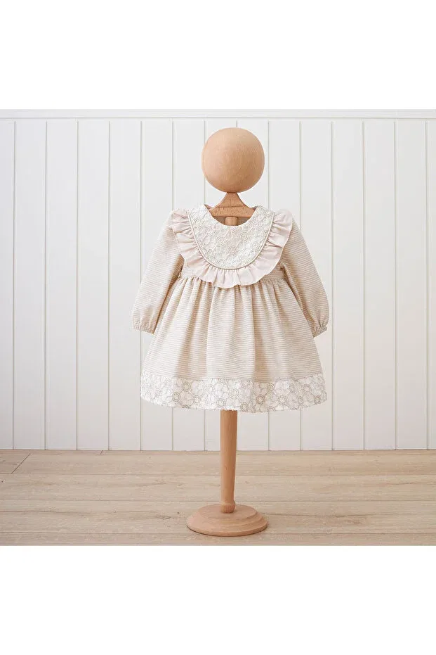 Детское платье для девочек с длинным рукавом Elegant Didustore, Brown