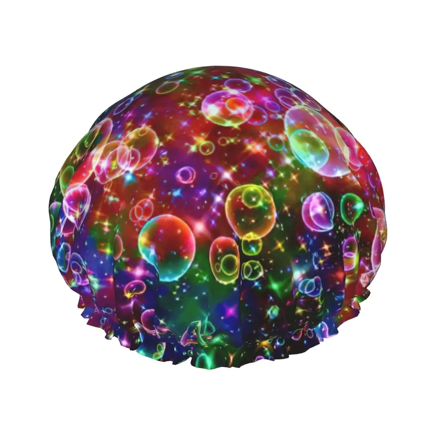 Шапочка для душа Rainbow Stars, ASFgda, Double Layer, One Size
