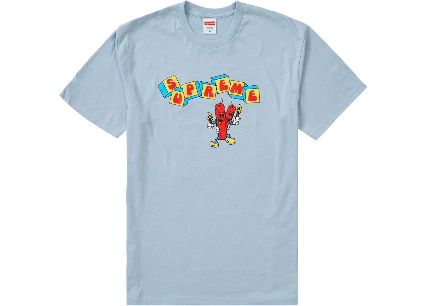 Мужская футболка с принтом Dynamite Supreme, Light Blue
