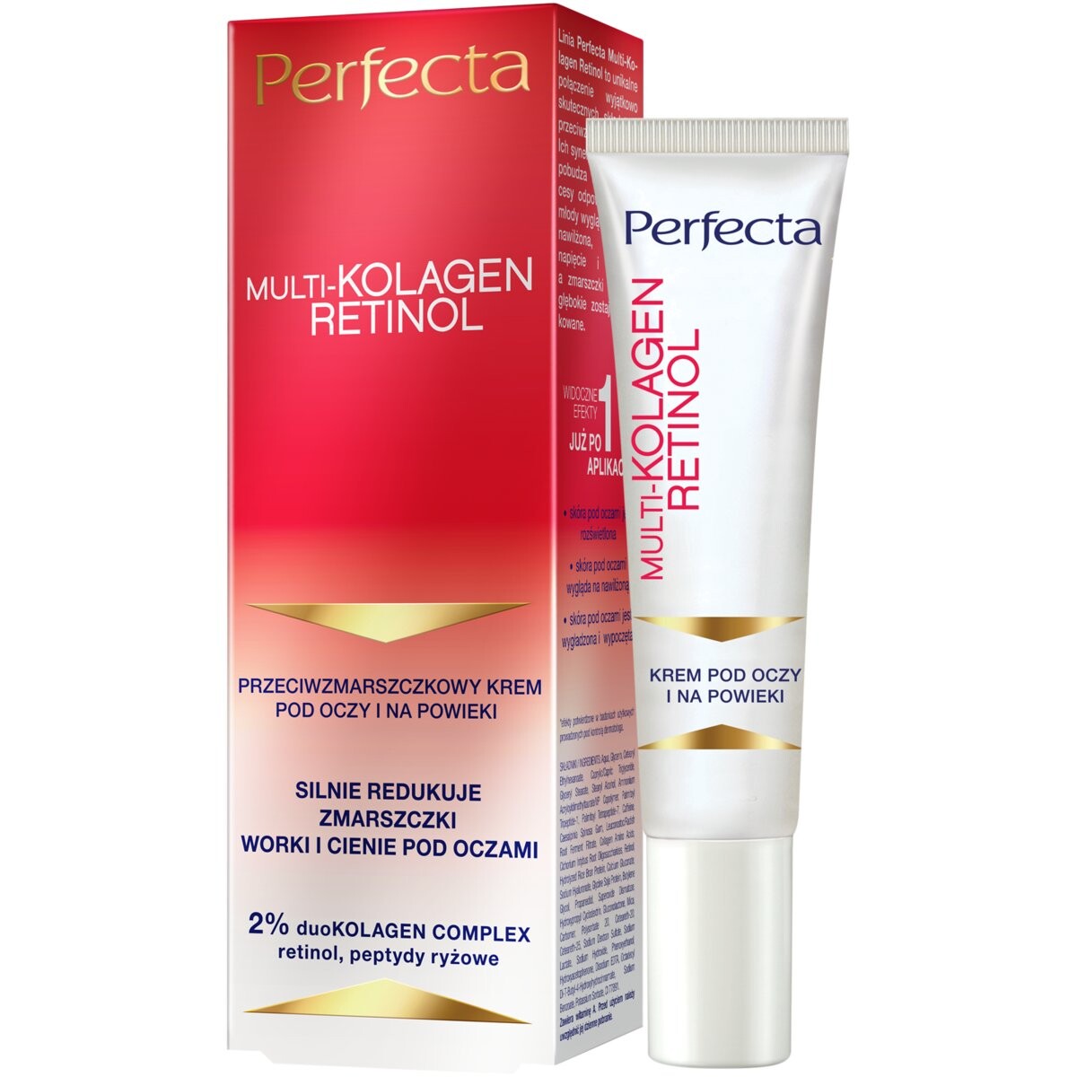 

Perfecta Multicollagen Retinol, Крем для глаз и век против морщин, 15 мл