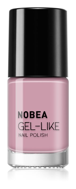 Лак для ногтей с гелевым эффектом NOBEA Day-to-Day, оттенок Old style pink #N50 6 мл — фото 2
