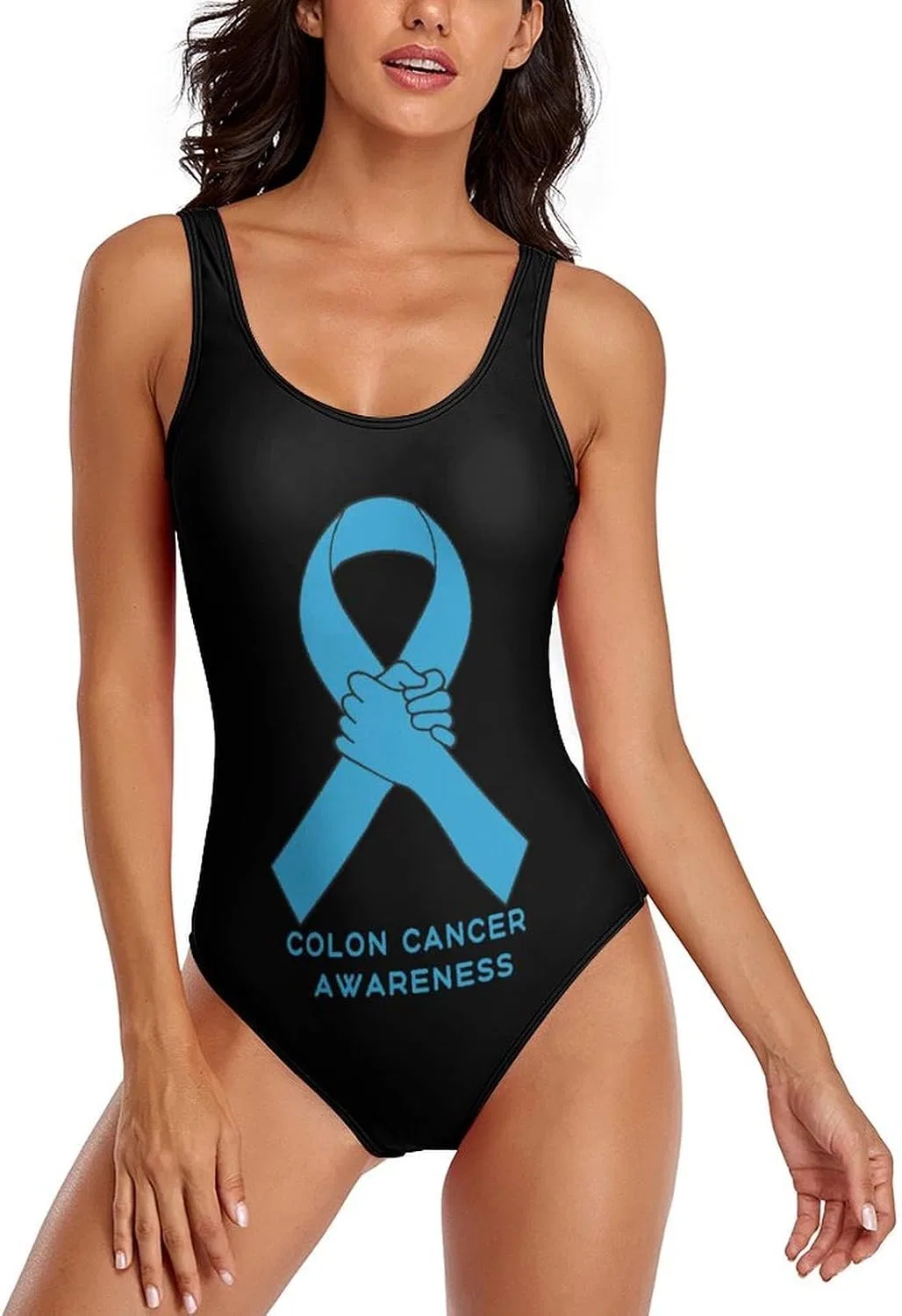 Женский цельный купальник с контролем живота Generic, Colon Cancer Awareness