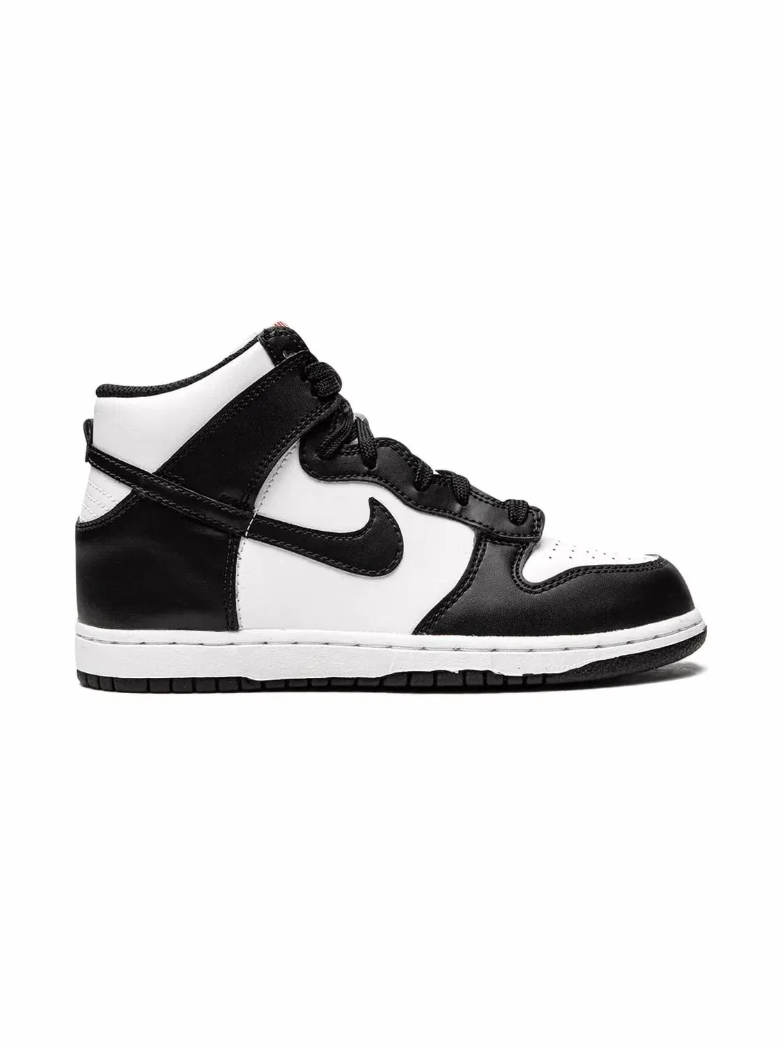 Детские кроссовки Dunk High с логотипом Swoosh Nike, Panda