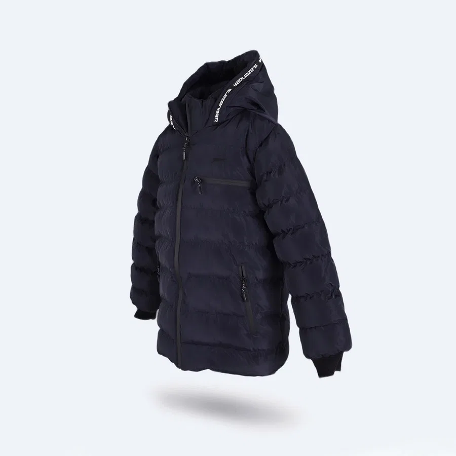 Детская куртка-пуховик с капюшоном Captain New In Slazenger, Черный — фото 4