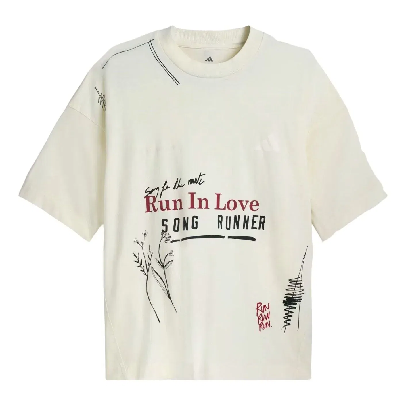 Мужская футболка Song for the Mute T-shirt Asia Sizing 'Craft Khaki' adidas, Craft Khaki