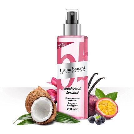 Bruno Banani Dangerous Woman Body Splash 250 мл фруктово-цветочный аромат для нее — фото 2