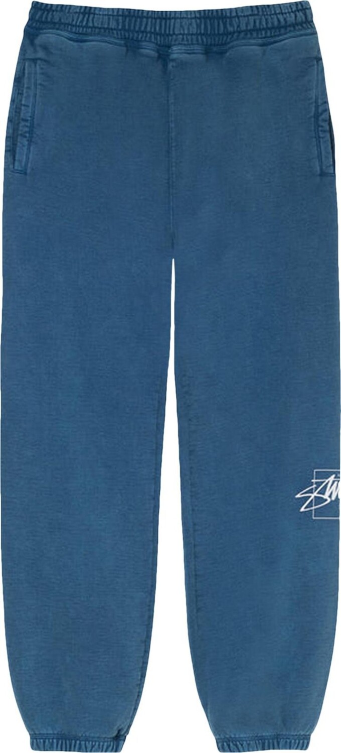 

Брюки Stussy Dyed Stussy Designs Pant 'Blue', синий