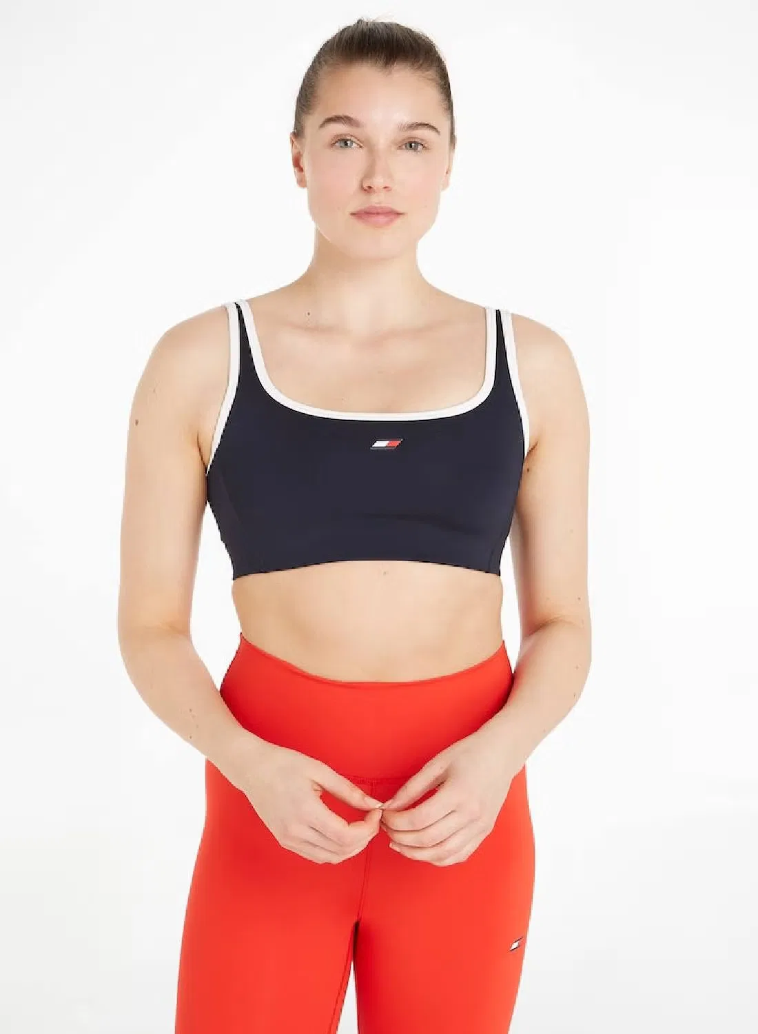 Спортивный бюстгальтер с низкой поддержкой Tommy Hilfiger, лазурный