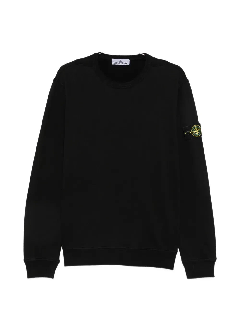 Толстовка с логотипом-нашивкой Stone Island, черный