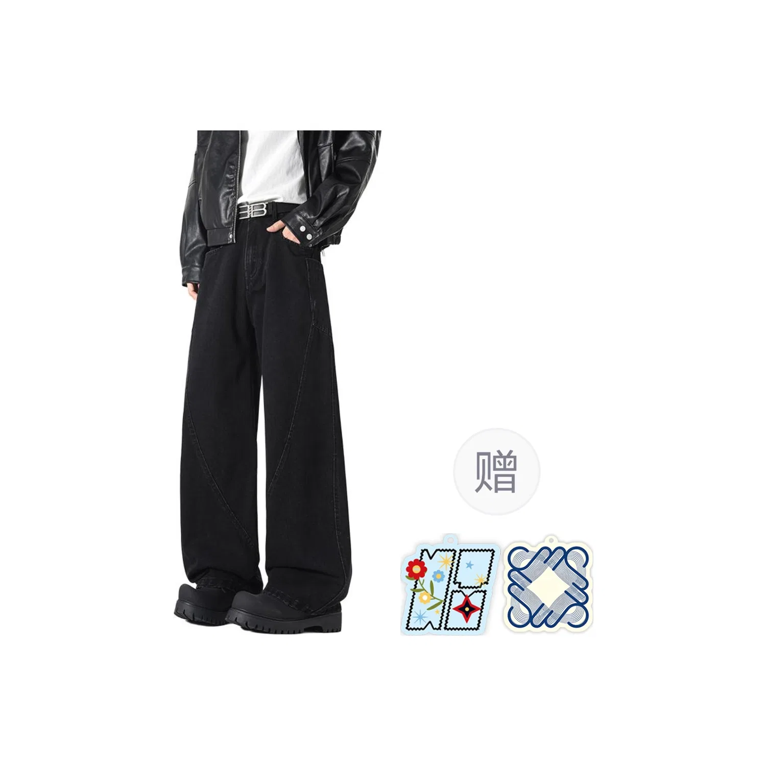 Детские джинсы в стиле хай-стрит Trend Party Series MIIOW
