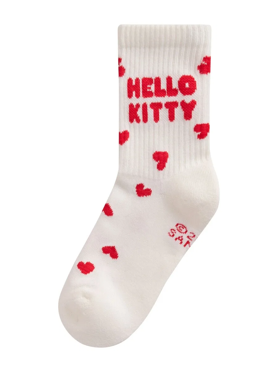 Носки Next 'Hello Kitty' в розовом, красном и белом цветах — фото 3
