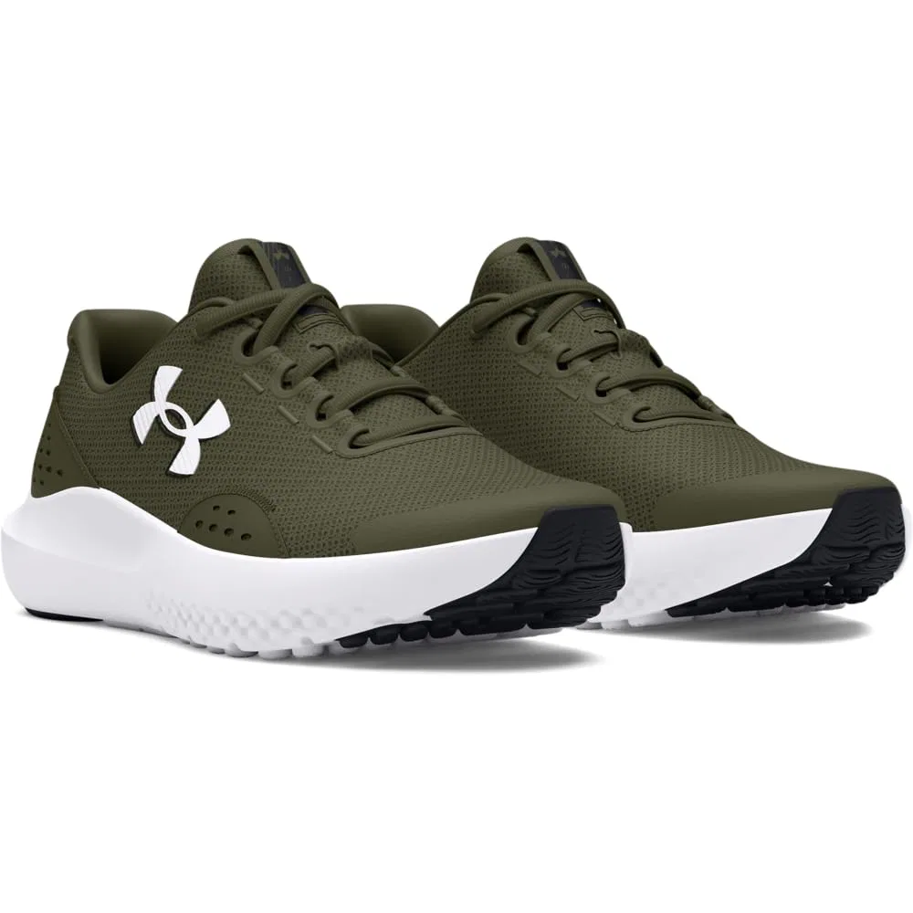 Детские кроссовки для мальчиков с сетчатым верхом Surge 4 Under Armour, Red Black Black — фото 2
