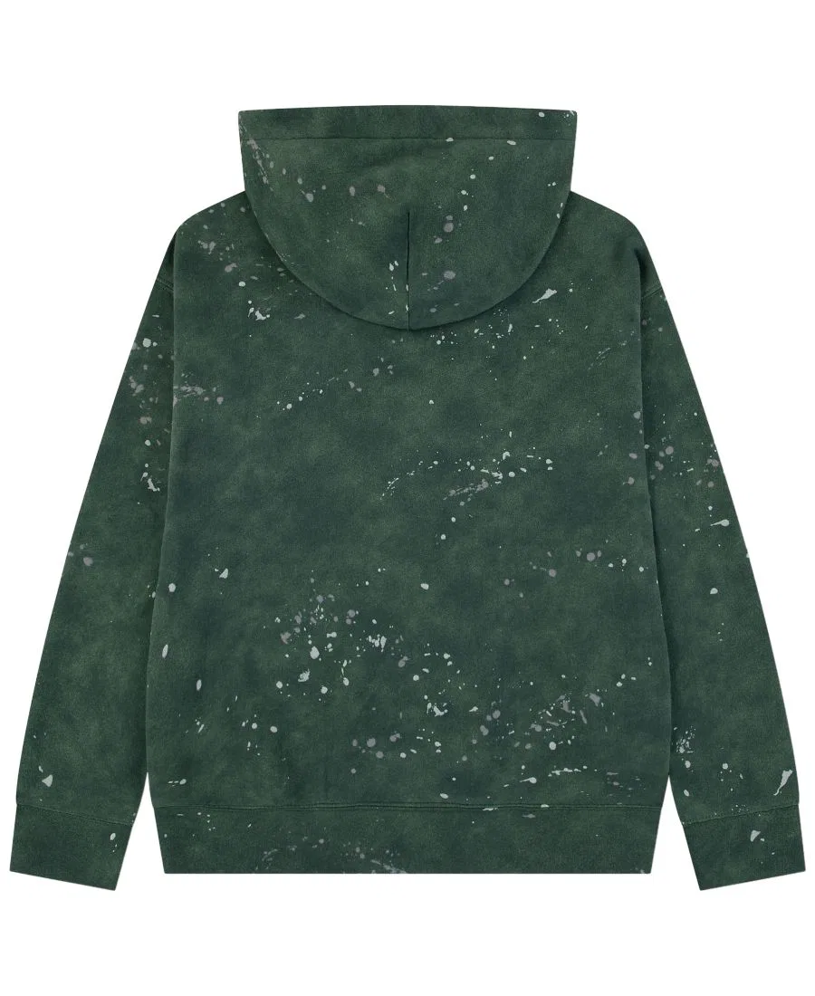 Худи с принтом, модель Printed Hoodie abercrombie kids, Olive Paint Splatter — фото 2