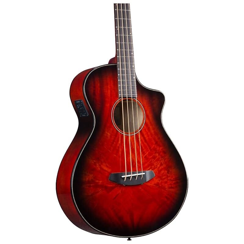 

Breedlove Pursuit Exotic S Concert CE Myrtlewood A/E Bass Guitar, Sunset Burst Pursuit Exotic S Concert Sunset Burst Bass CE
