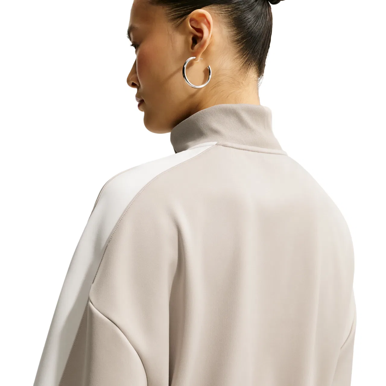 Женская куртка с принтом Nike NSW Track Jacket Nike, Sail/Sail/Cream Ii — фото 2