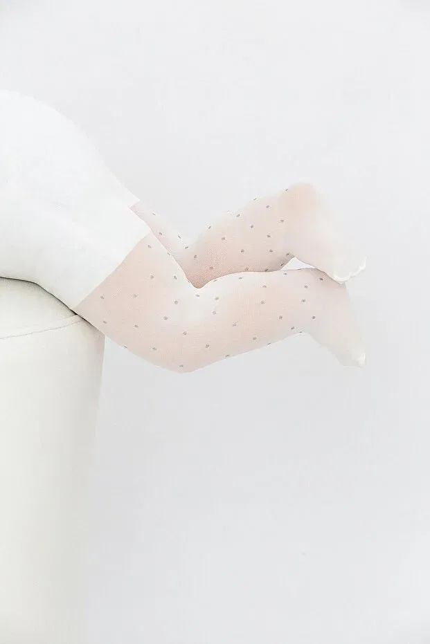 Детские колготки для девочек с принтом Punto baby Daymod, Pink