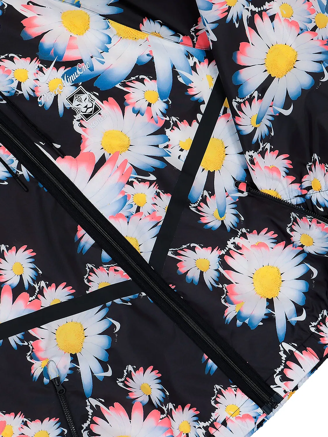 Куртка Peaceminusone Anthem с цветочным принтом Nike, черный — фото 2