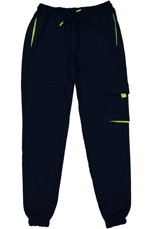 Детские спортивные штаны для мальчиков с карго-карманами Baglan, Navy Blue