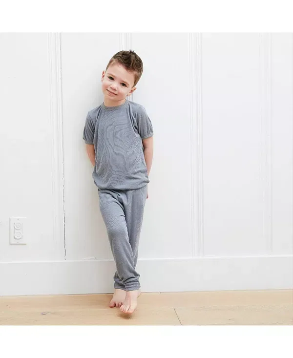 Детский комплект из рибаны PaigeLauren, серый — фото 2