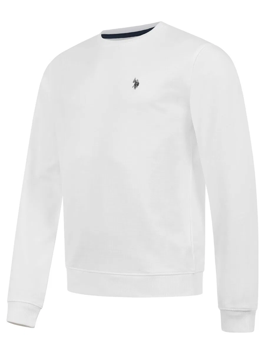 Толстовка U.S. POLO ASSN. белого цвета — фото 3