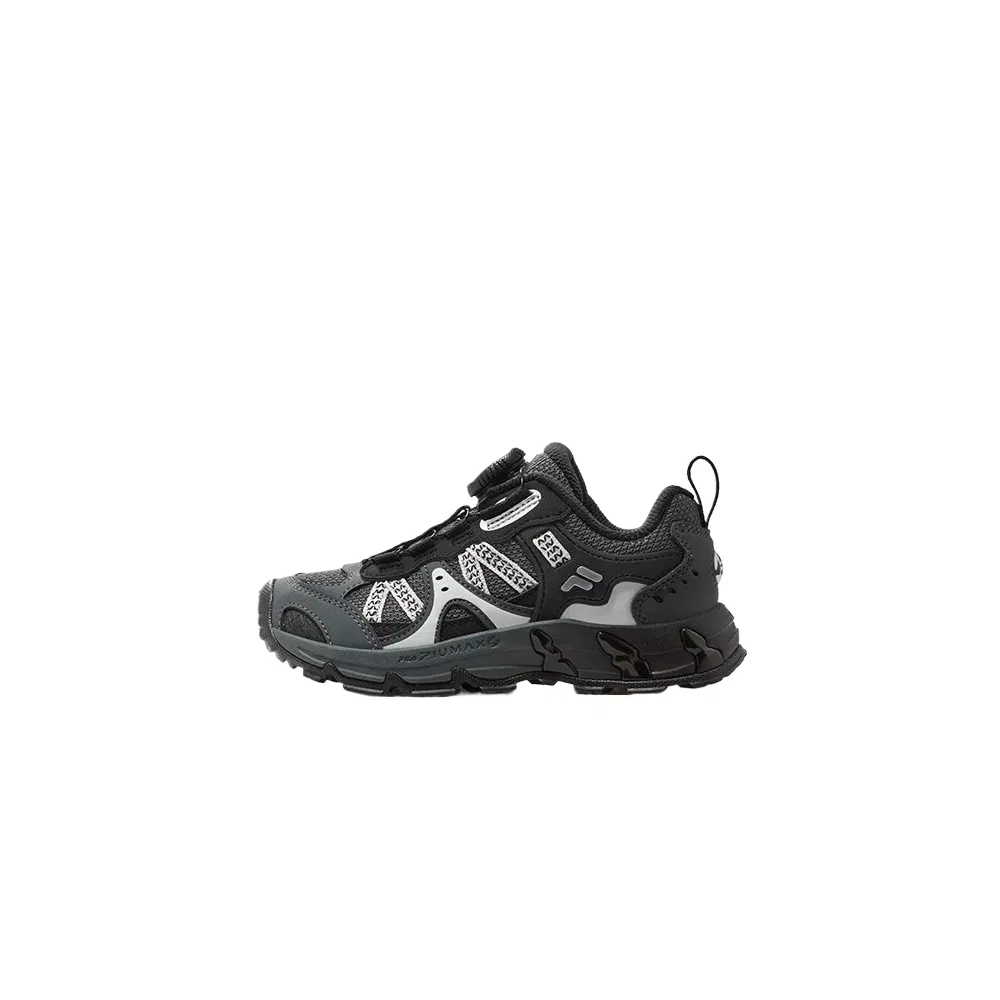 Детские кроссовки с принтом FILA KIDS, Shadow Black Gray/Black
