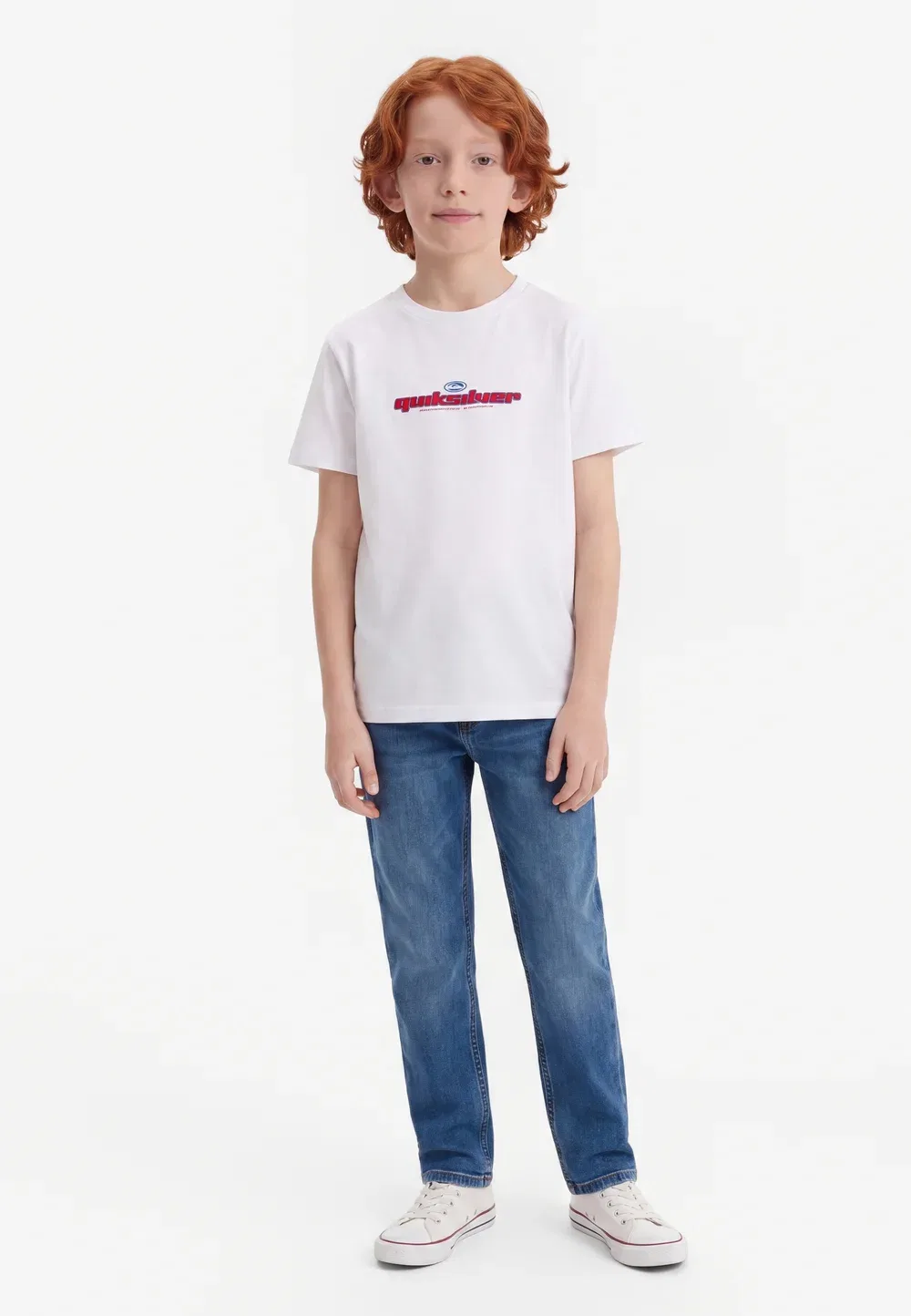 Футболка с принтом "Бездельник" Quiksilver, White