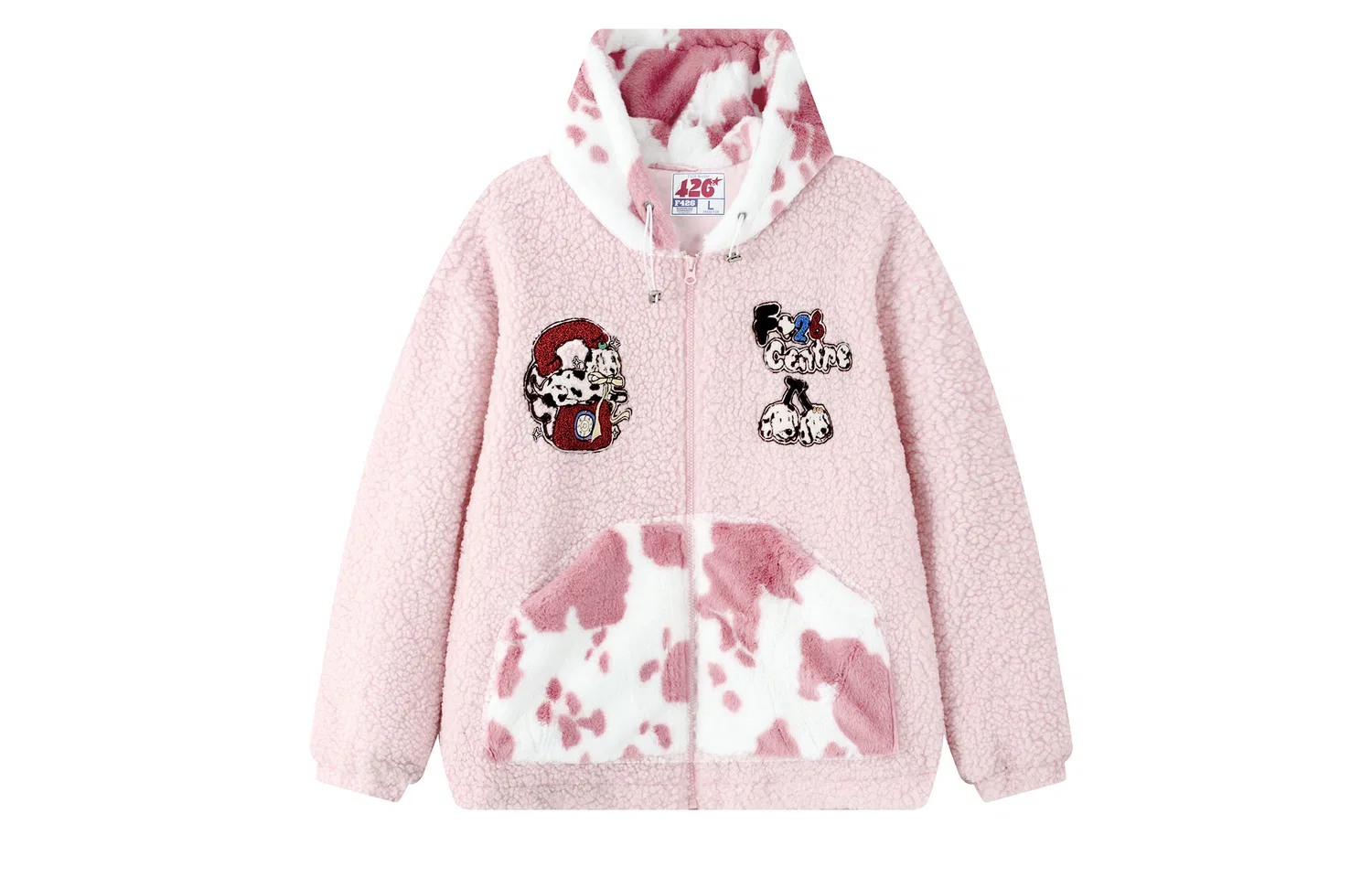 Детский утепленный пуховик с капюшоном F426, Light Pink