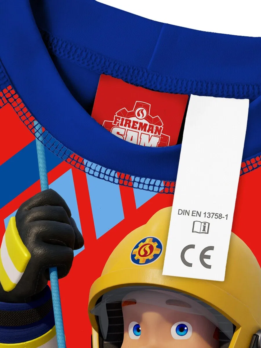 Спортивный купальник Feuerwehrmann Sam 'UV-Schutz 30' синего цвета — фото 3