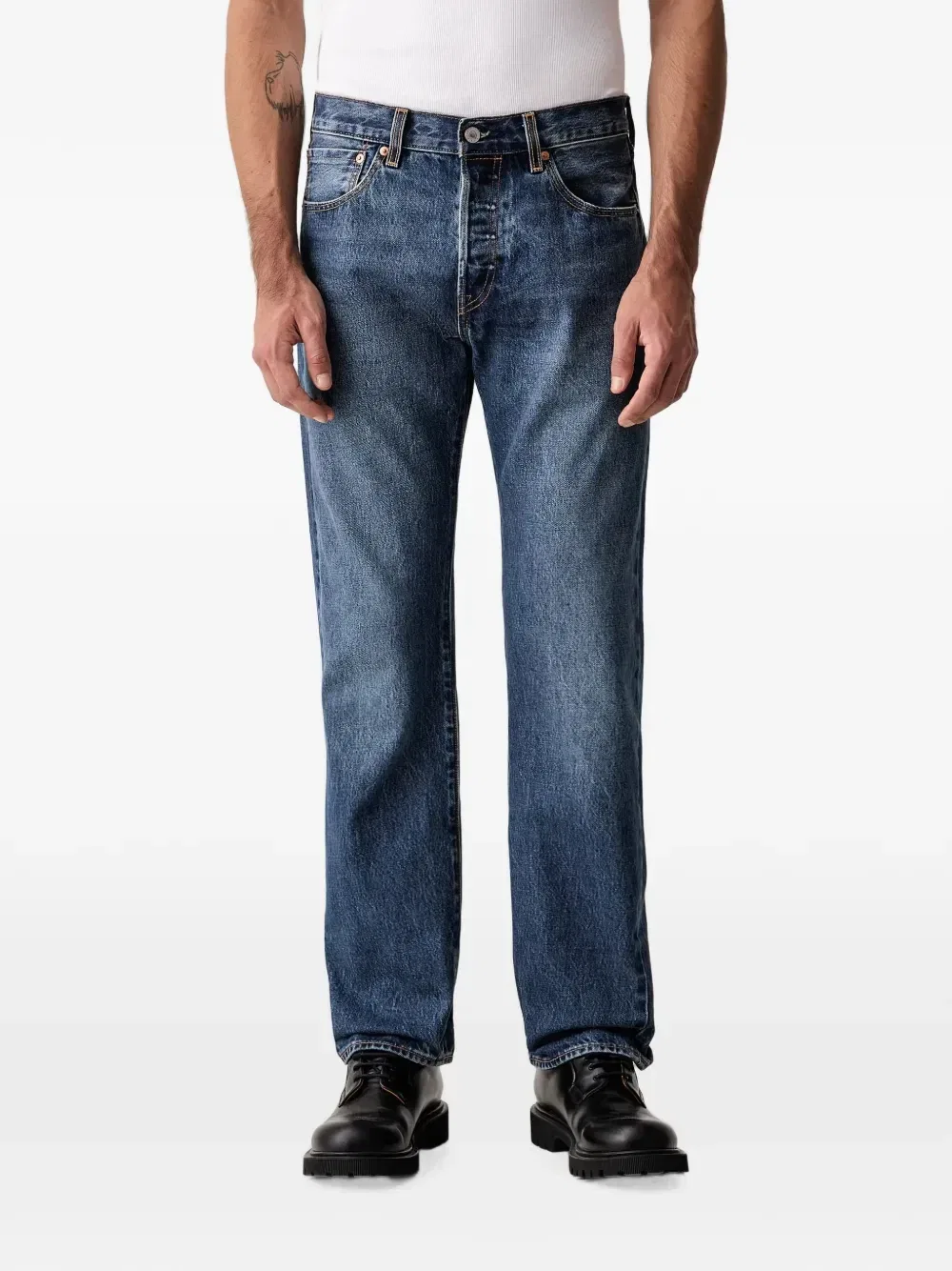 501 Свободные джинсы прямого кроя Levi's, синий