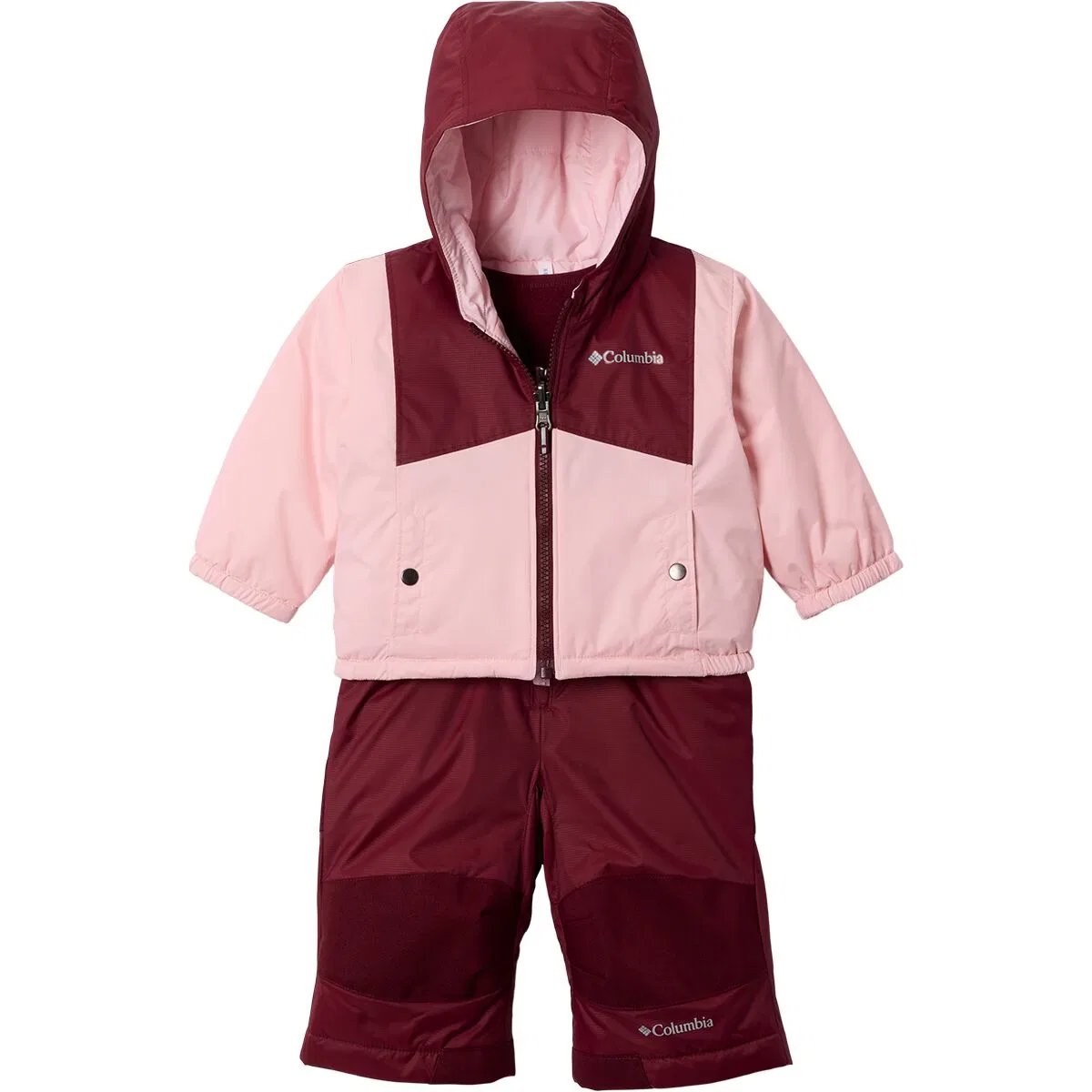 Детский комплект куртки и полукомбинезона Double Flake II Set Columbia, Satin Pink/Rich Wine