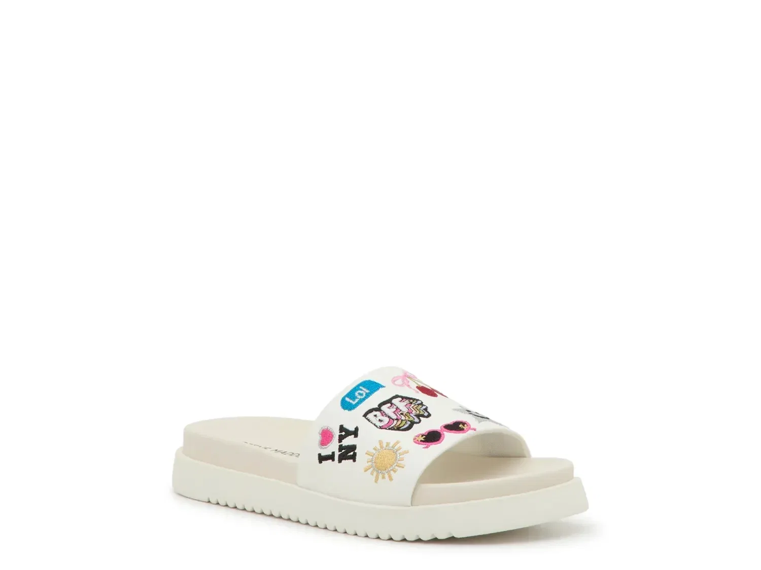 Сандалии Heidie с вышивкой, Steve Madden, белый/мультиколор