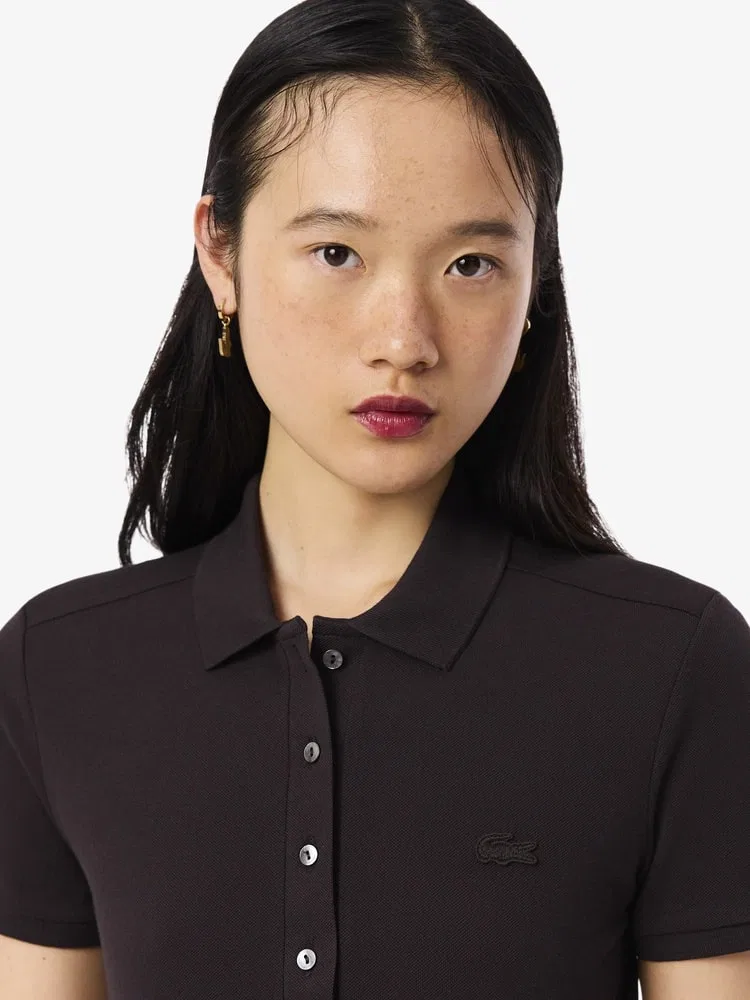 Футболка поло LACOSTE Antique Gold Slim Fit — фото 2