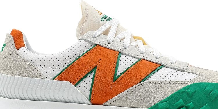 Кроссовки New Balance Casablanca x XC-72 'Orange Green', белый — фото 3