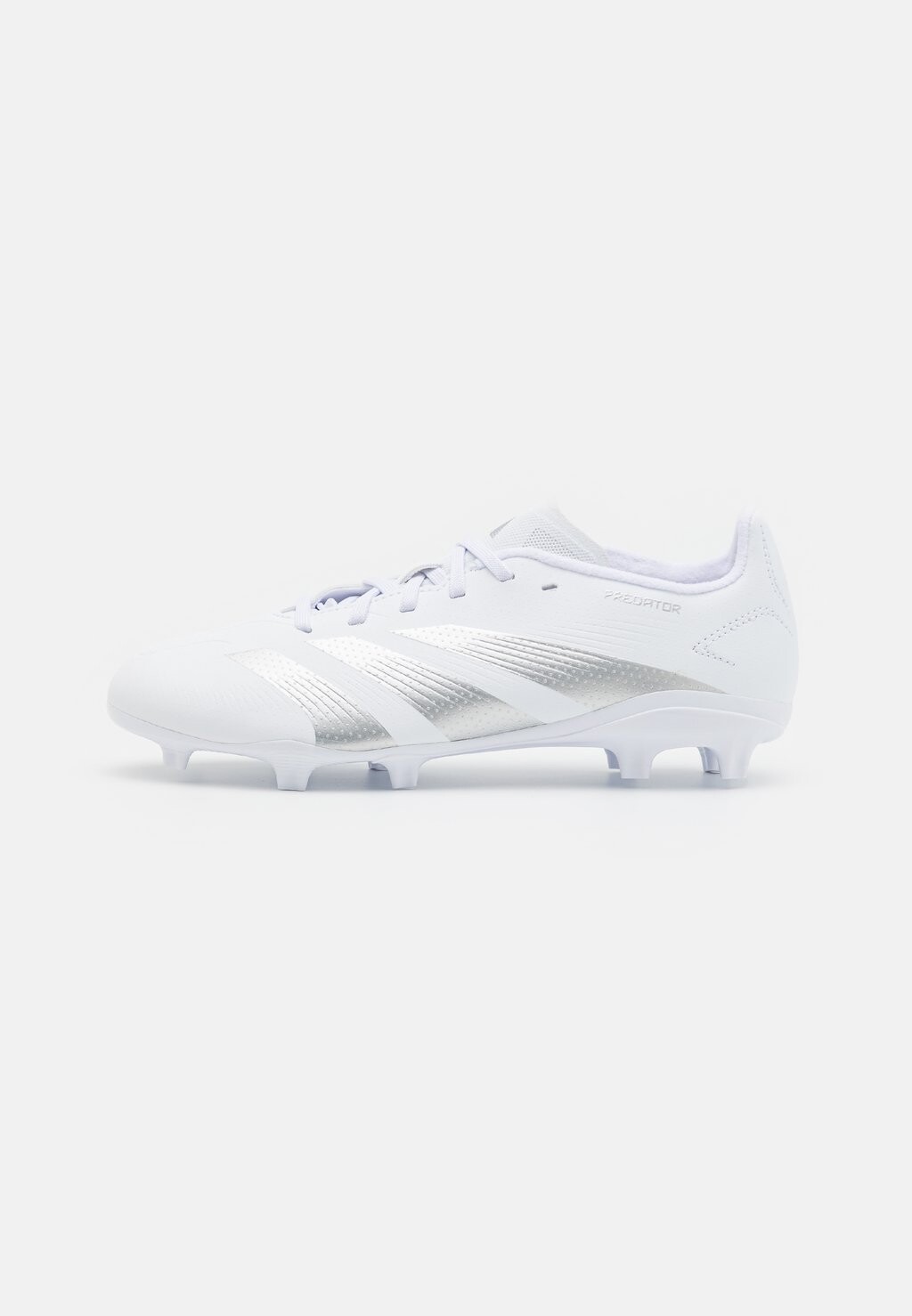 

бутсы с шипами Predator League Fg Unisex Adidas, цвет footwear white/silver metallic, Серый, бутсы с шипами Predator League Fg Unisex Adidas, цвет footwear white/silver metallic