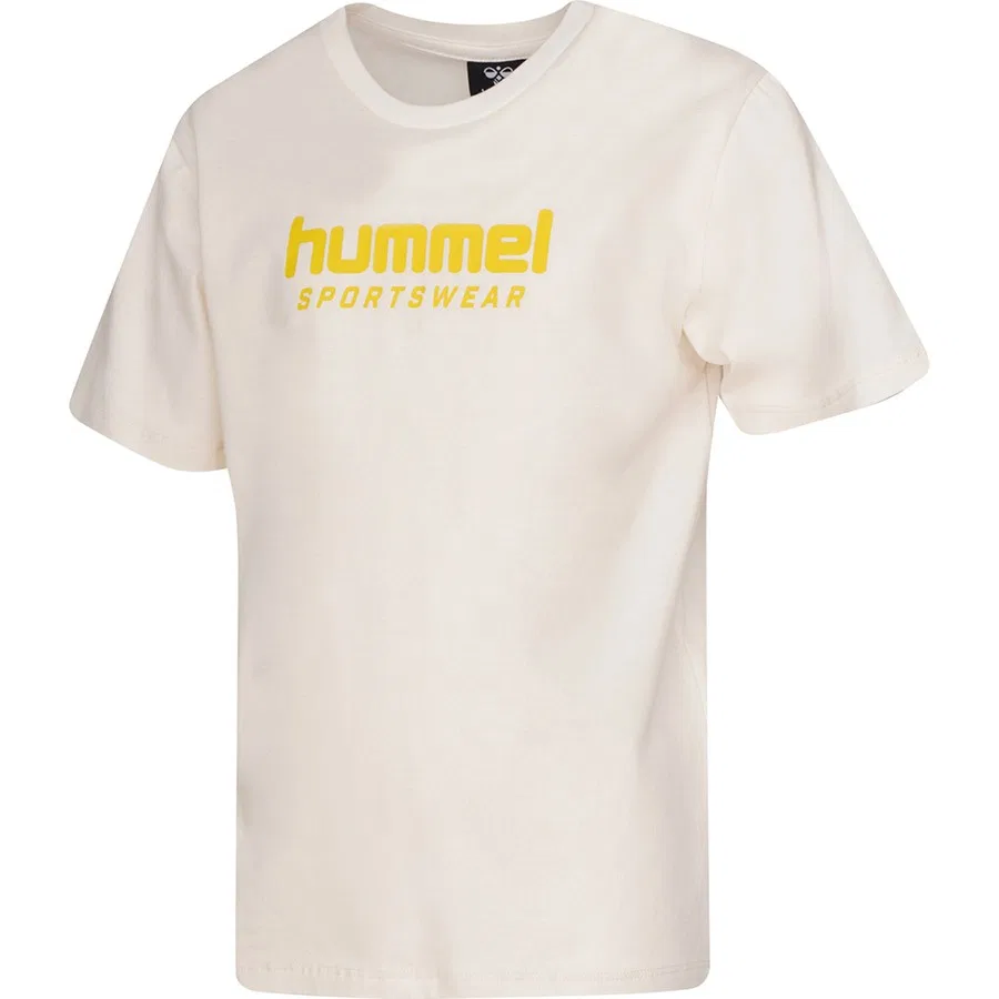 Футболка для мальчика с круглым вырезом Adellan Hummel, Экрю — фото 2