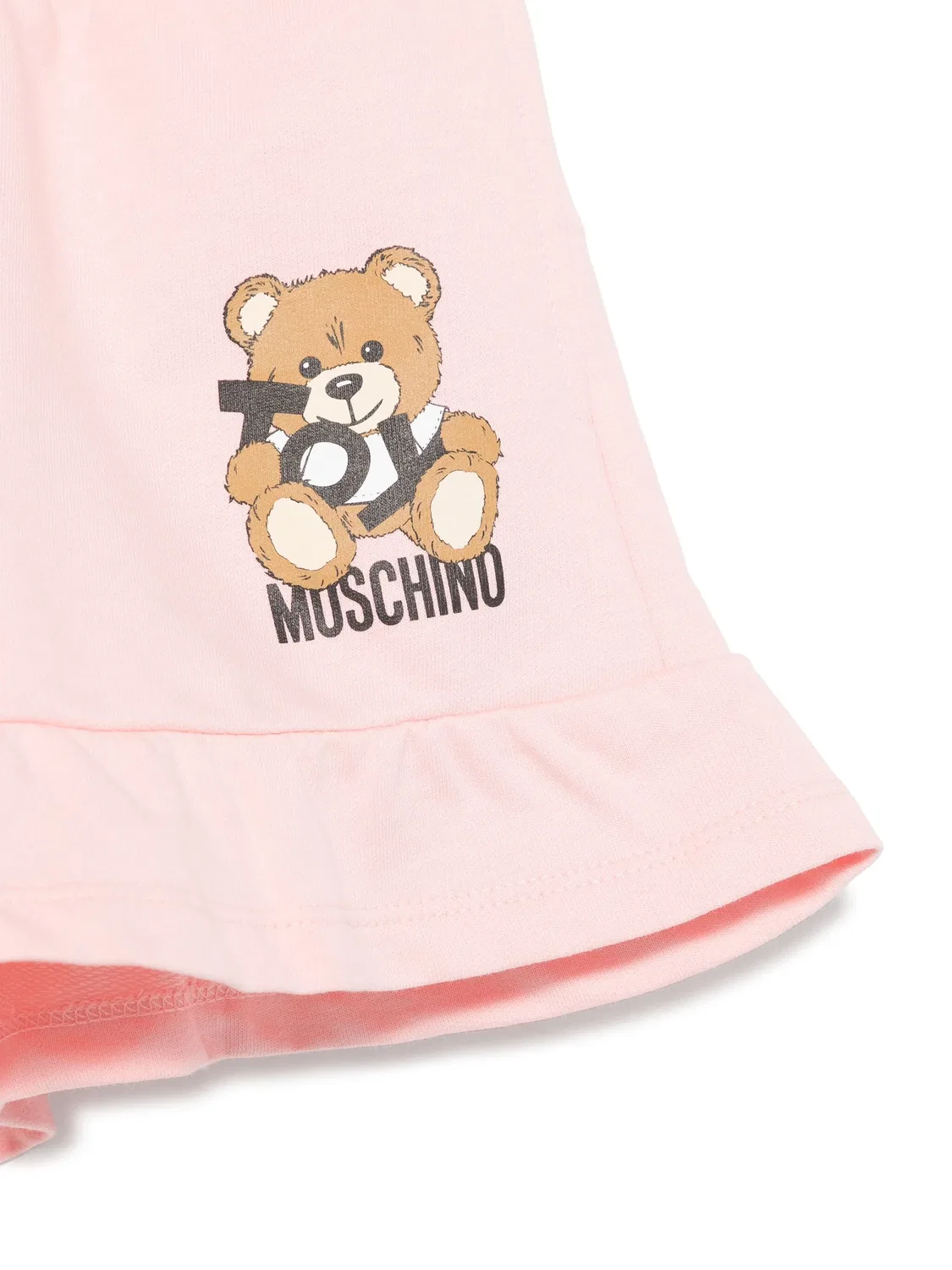 Moschino Вельветовые шорты розового цвета — фото 3