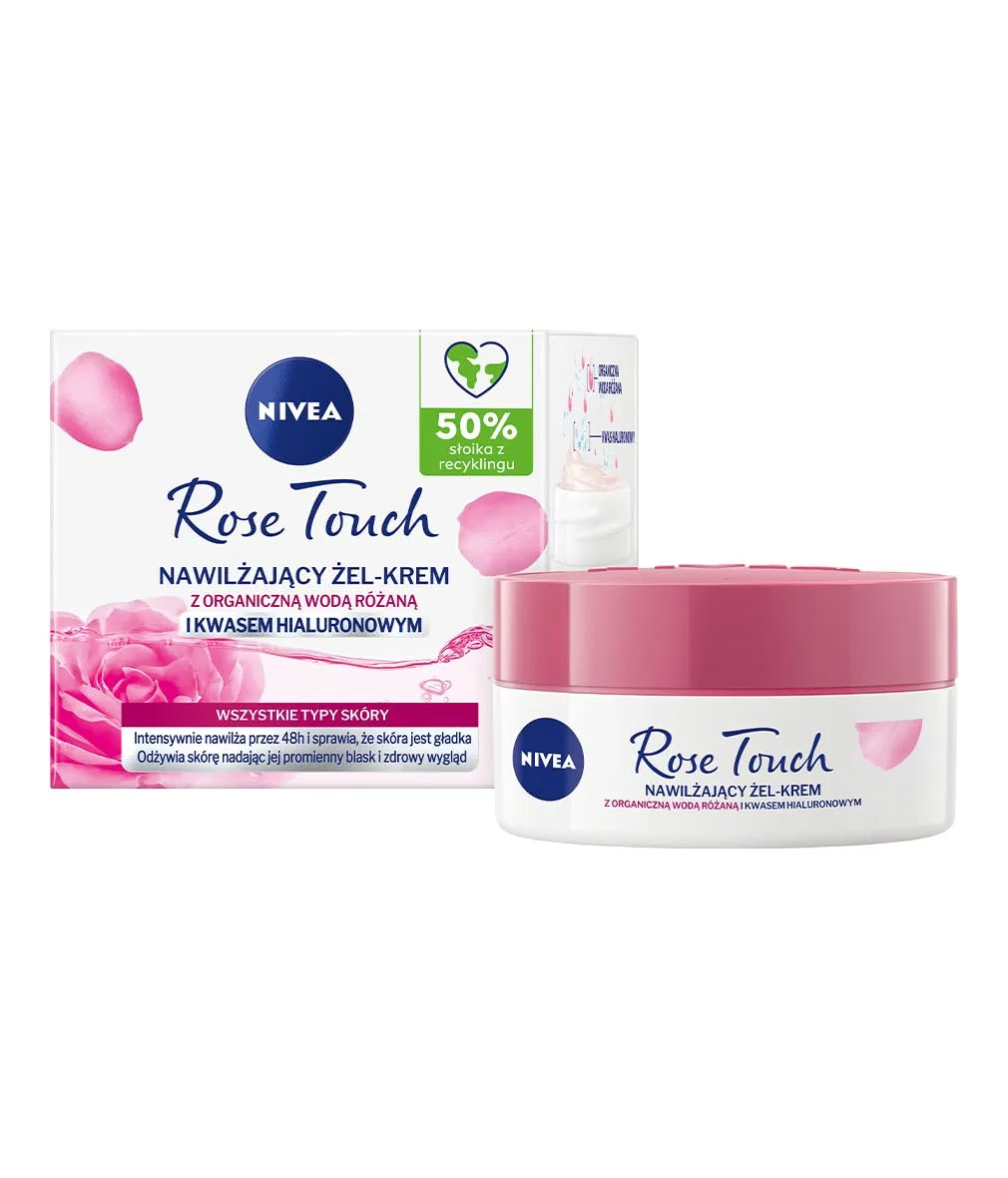 Увлажняющий дневной гель-крем Rose Touch, NIVEA, 50 мл