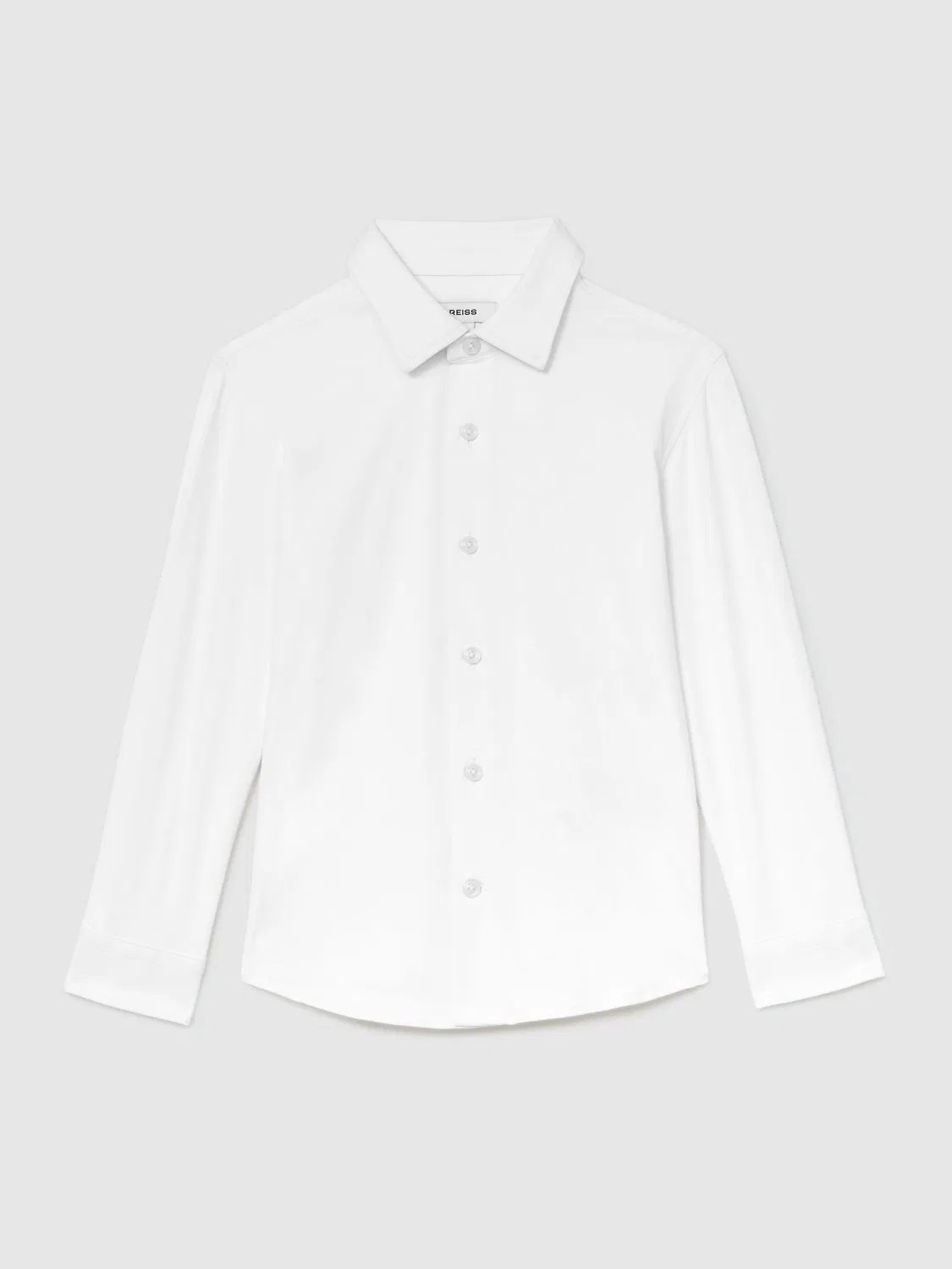 Рубашка дорожная Voyager, slim fit Reiss, белый