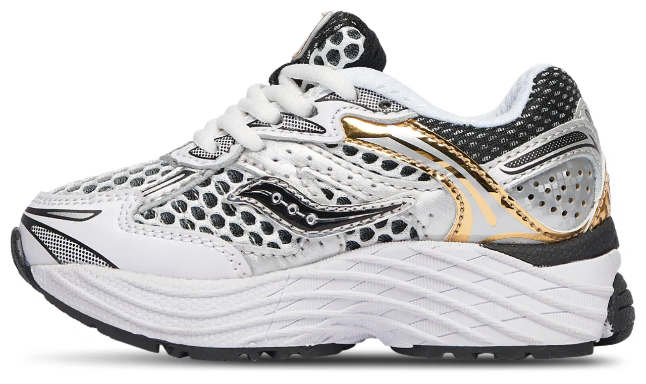 Кроссовки для мальчиков Omni 9 Saucony, цвет Silver/Gold — фото 2