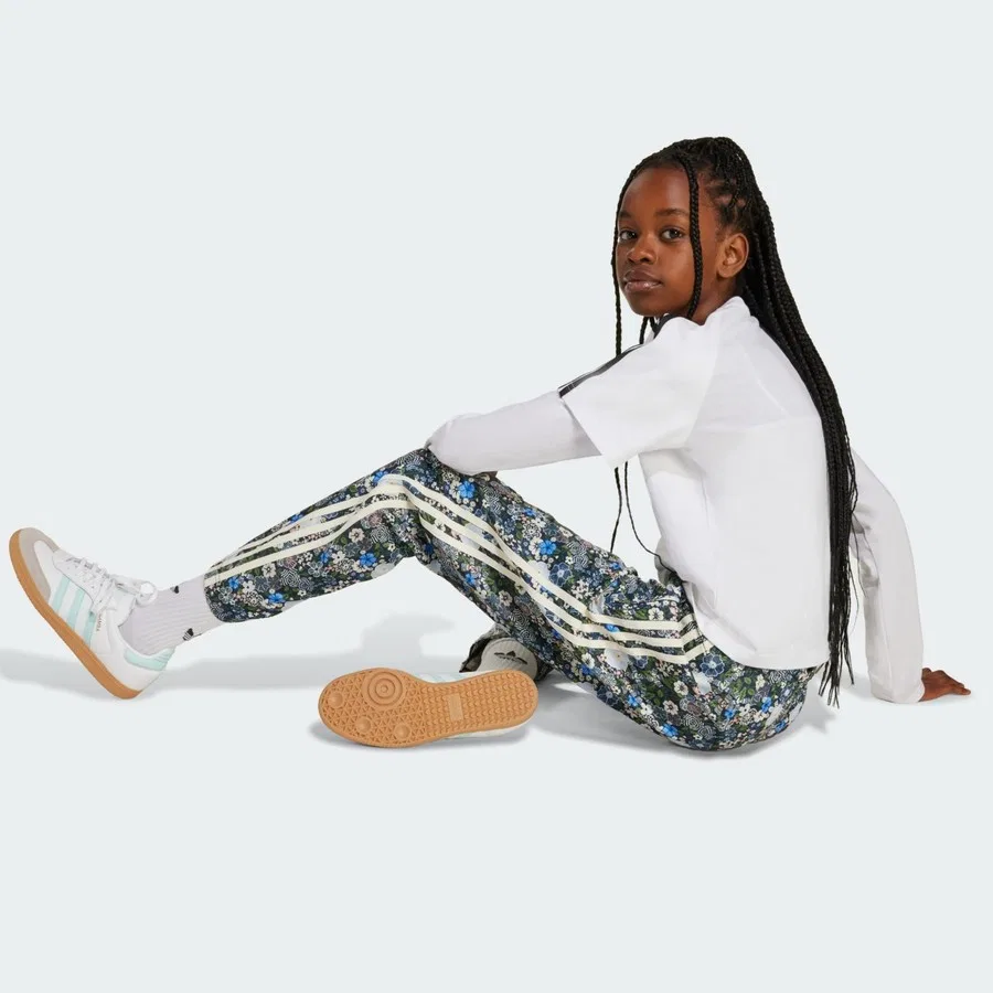 Спортивные брюки с принтом Liberty London Firebird Track Pants adidas, Синий — фото 4