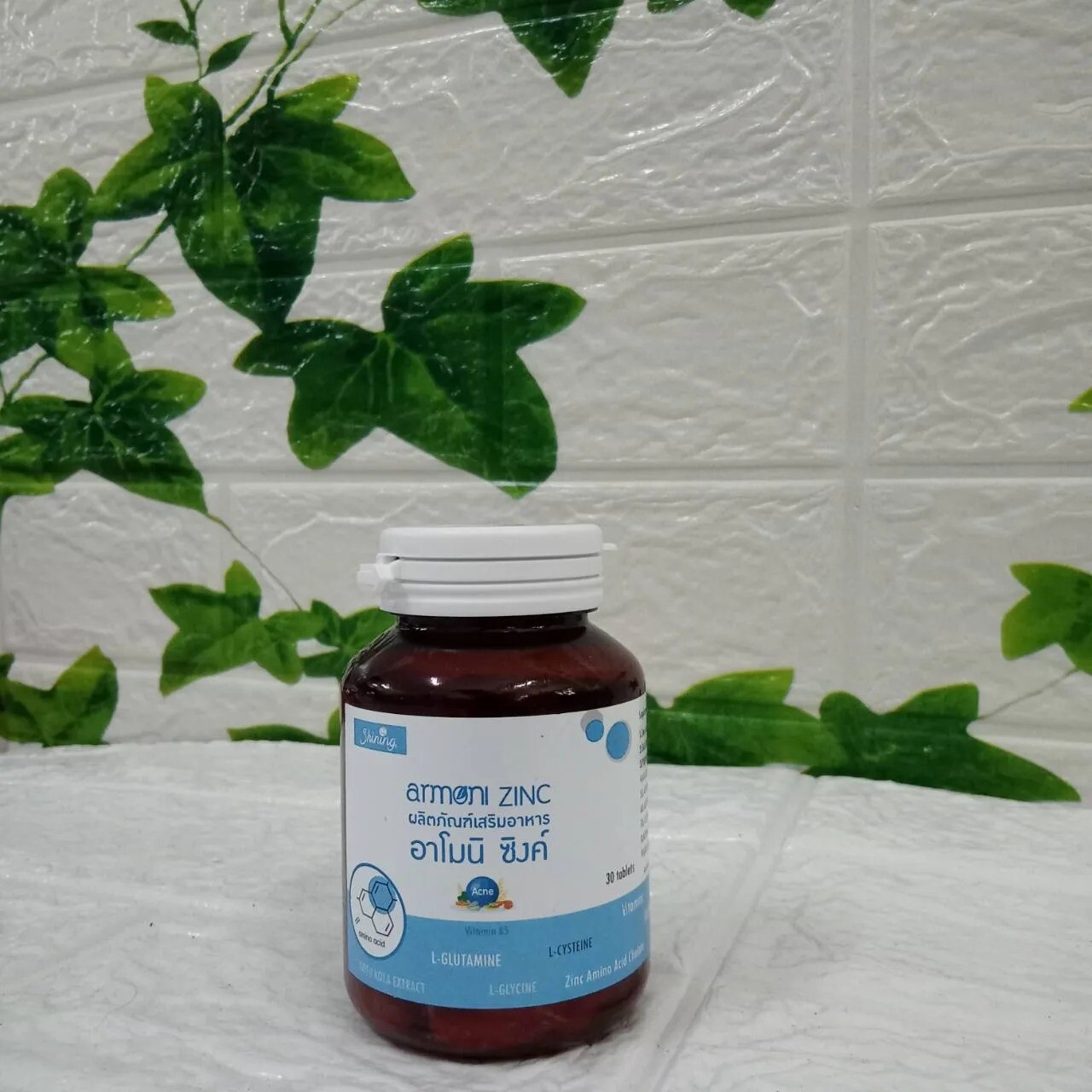 

Добавка Shining L-gluta Armoni Monica Sync Amoni Zinc Supplements, 30 таблеток