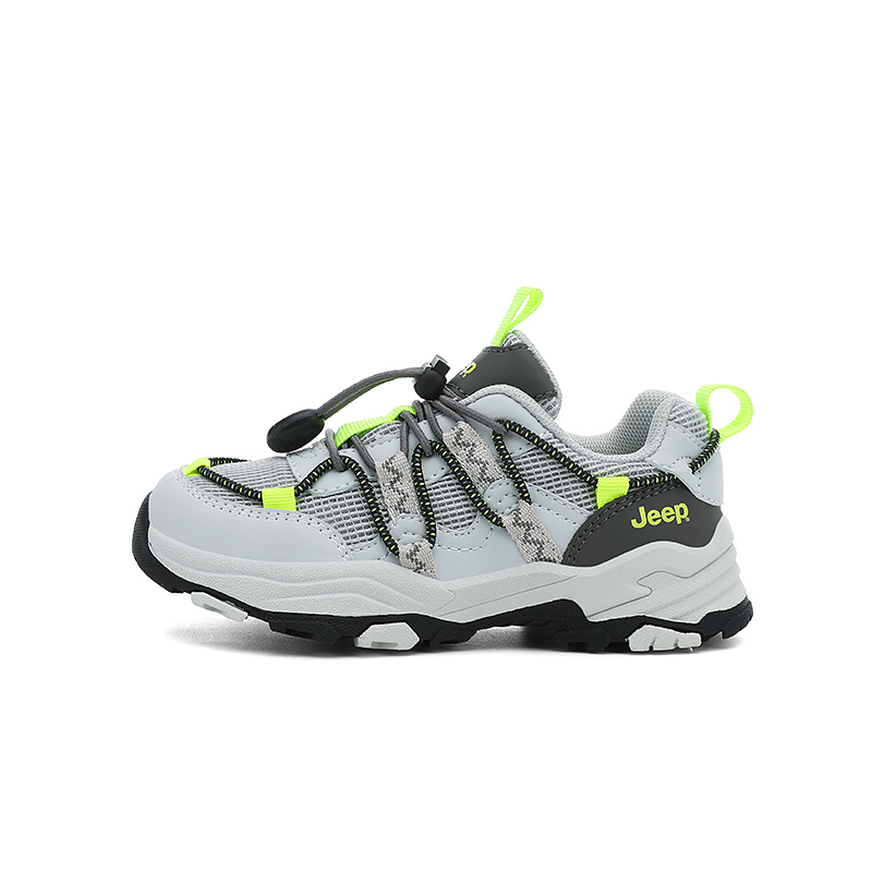 

Детские кроссовки для бега Outdoor Abrasion Resistant Breathable Low top для подростков Jeep, cool mountain серый