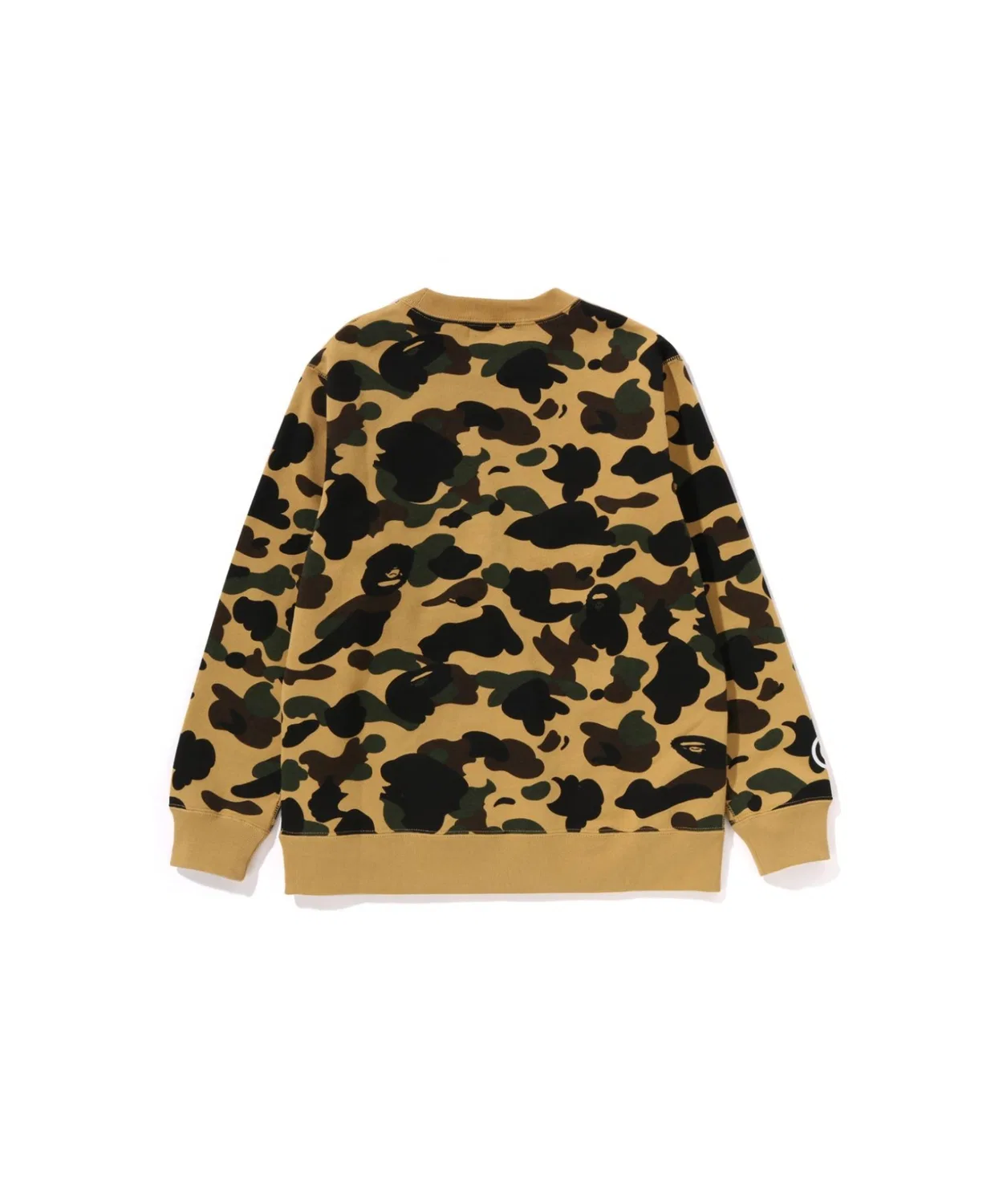 Детский свитшот с камуфляжным принтом A BATHING APE, Green — фото 3